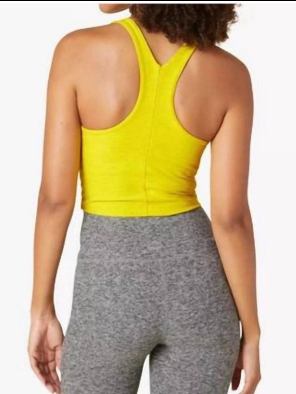 Beyond Yoga Yellow Crop Top